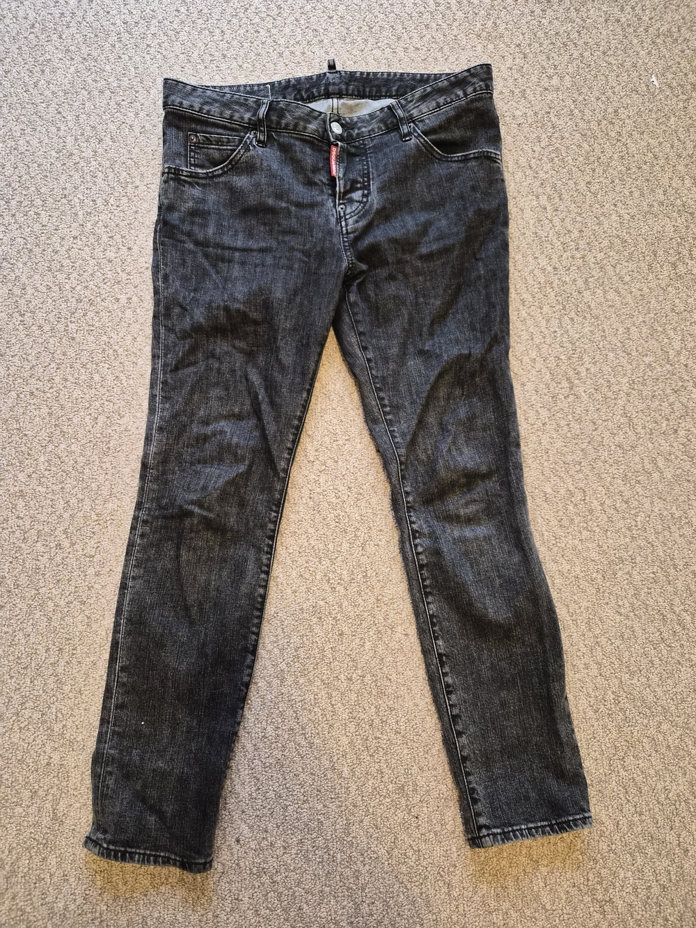 DSQUARED2 Black/Grey Denim Jeans